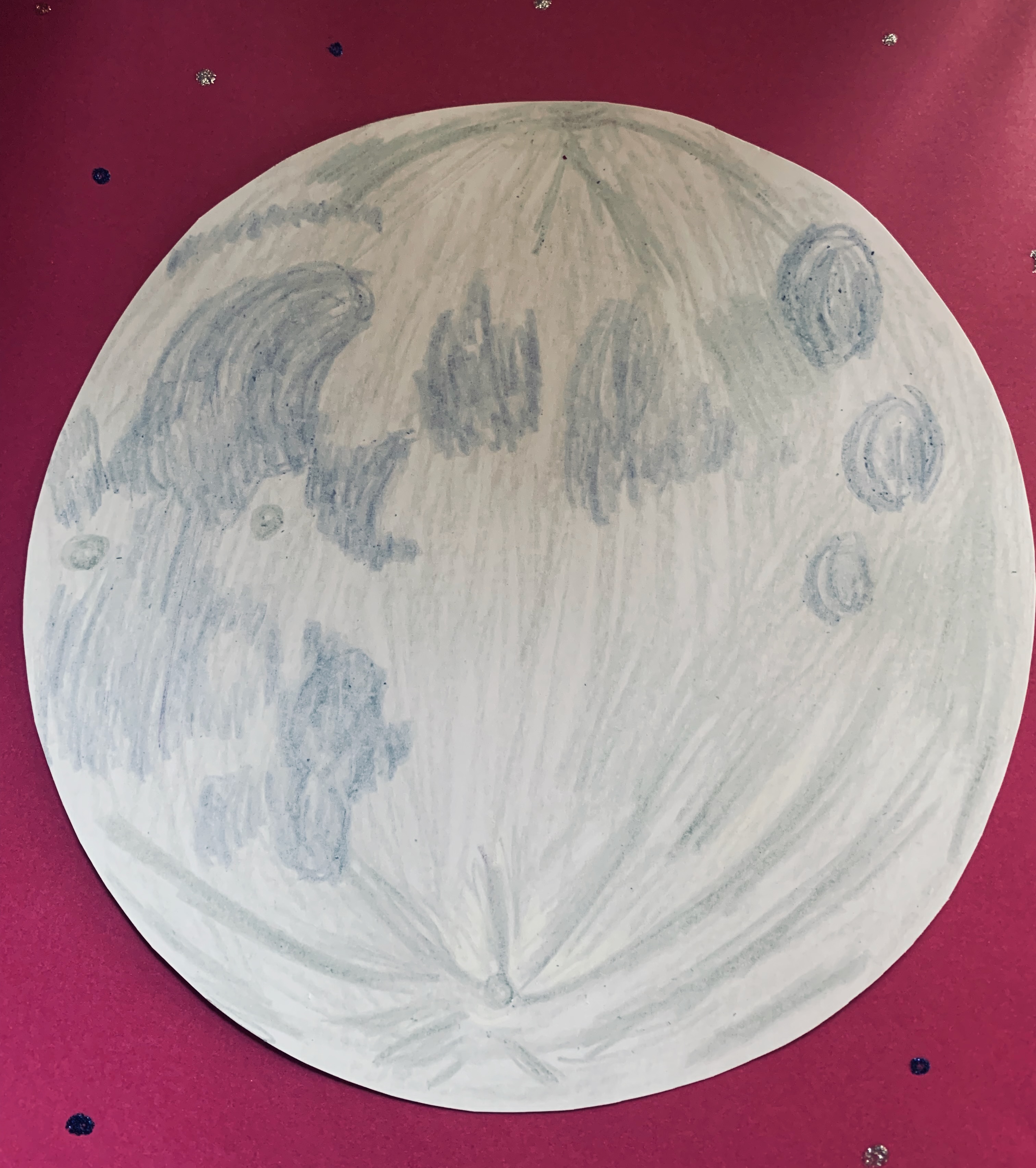 Illustration accompanying lunar maria
