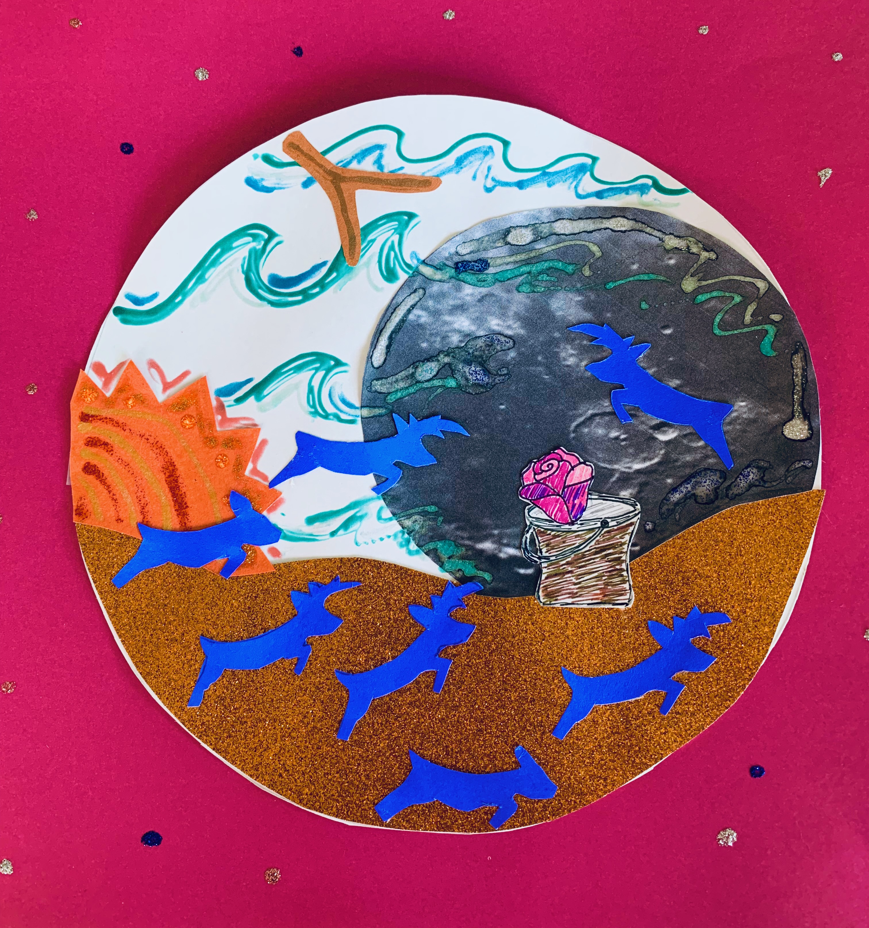 Illustration accompanying lunar maria