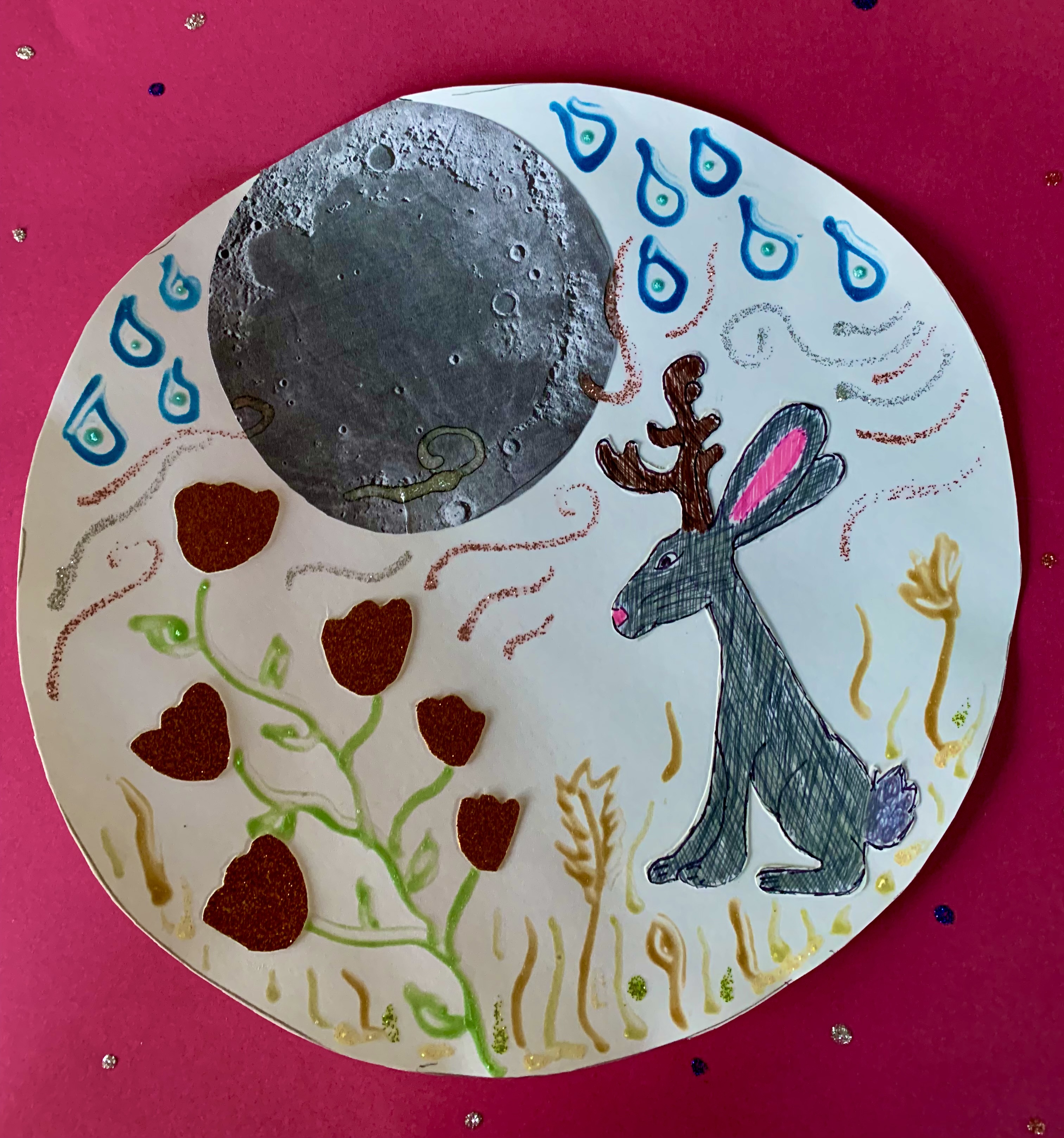 Illustration accompanying lunar maria