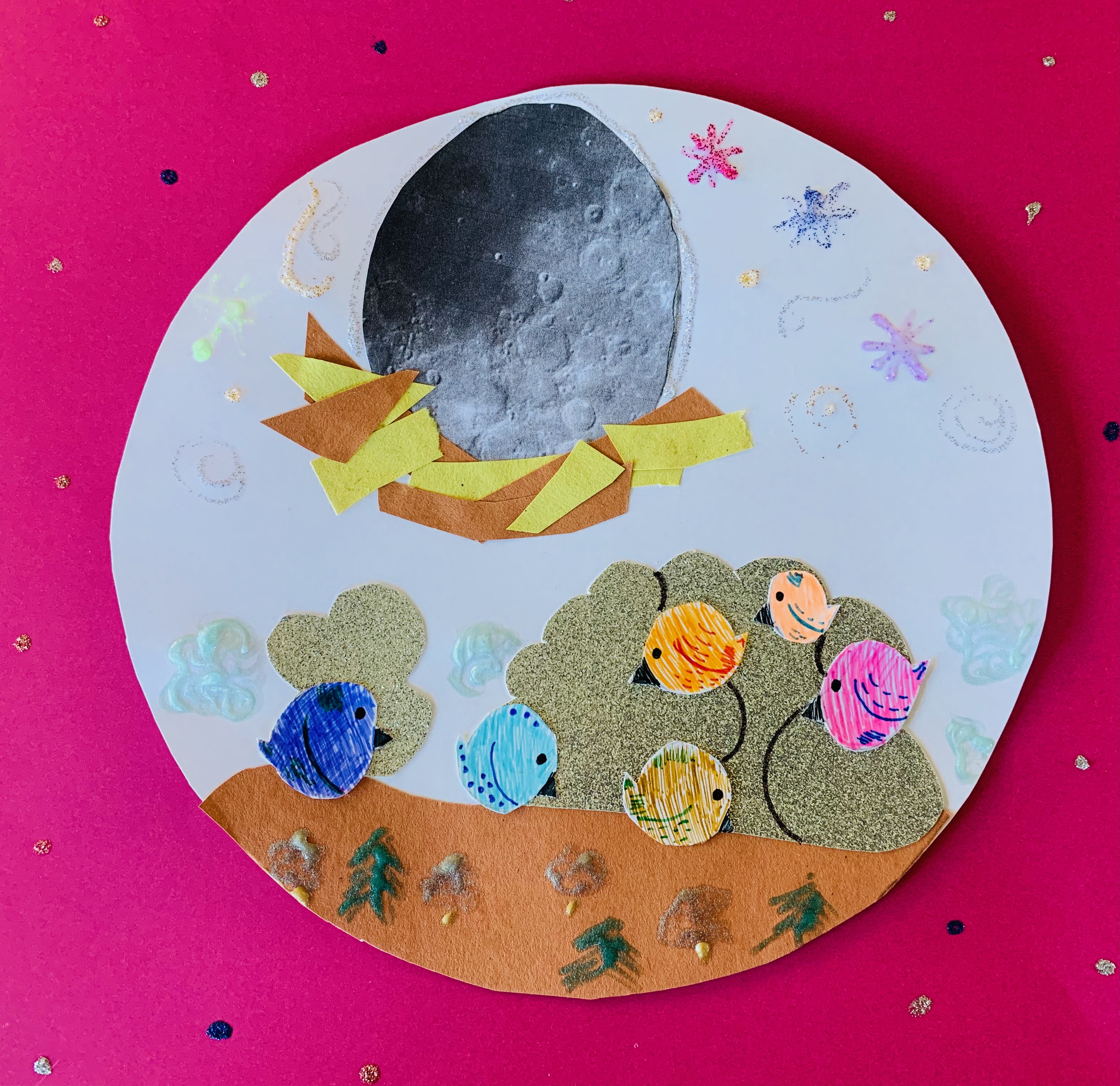Illustration accompanying lunar maria